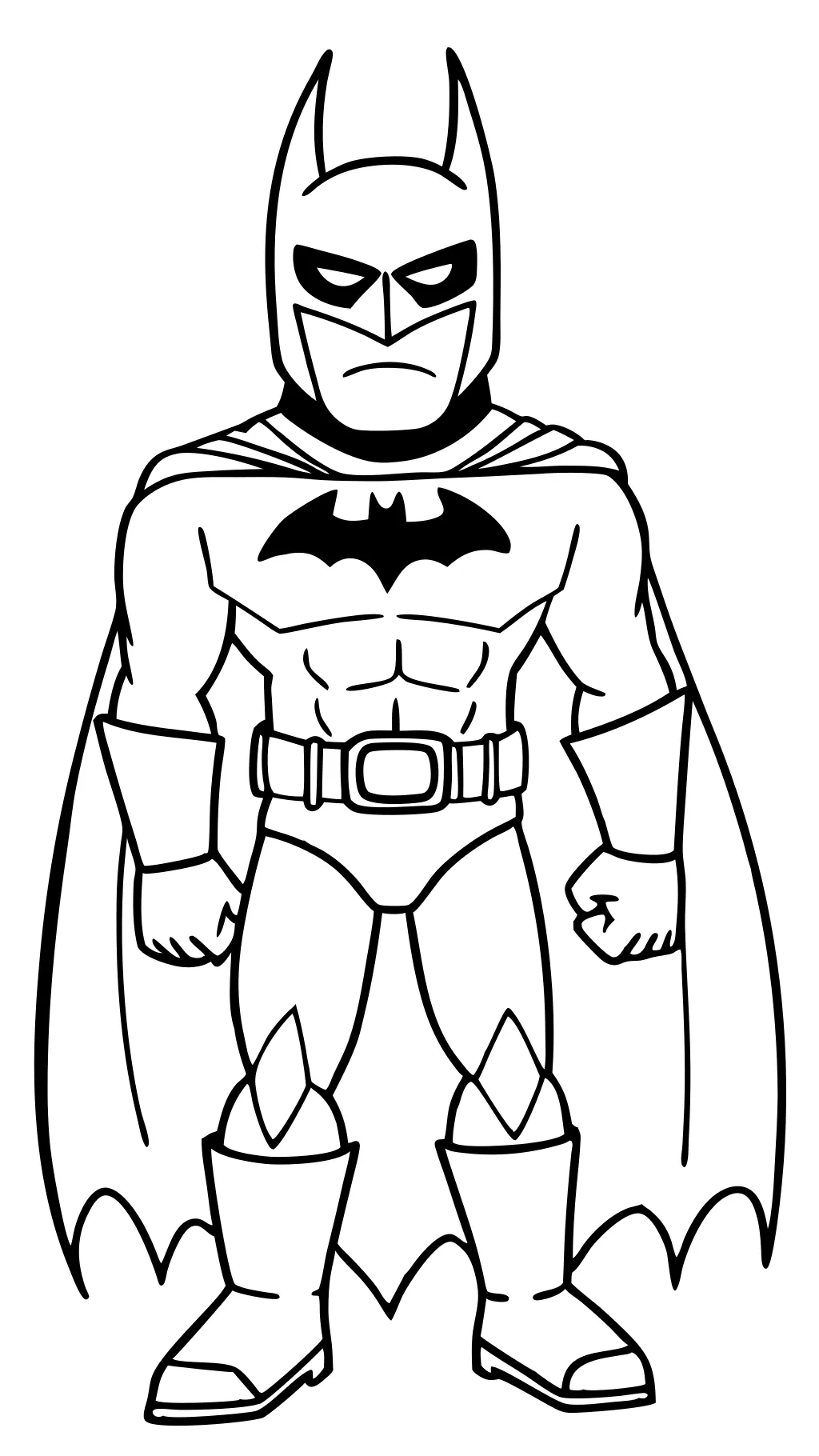 pages à colorier batman à imprimer gratuitement